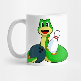 Snake Bowling Bowling ball Mug